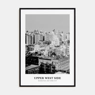 Upper West Side Portrait B&W Poster