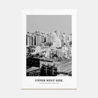 Upper West Side Portrait B&W Poster