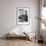 Uppsala Portrait B&W Poster
