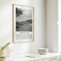 Upstate New York Print Black and White, Upstate New York Wall Art, Upstate New York Poster, Upstate New York Photo, USA