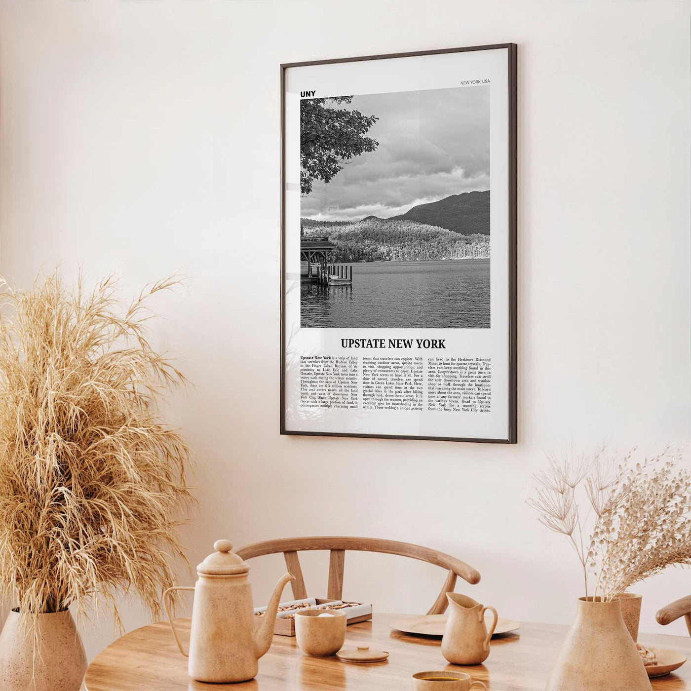 Upstate New York Print Black and White, Upstate New York Wall Art, Upstate New York Poster, Upstate New York Photo, USA