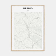 Urbino Map Portrait Poster