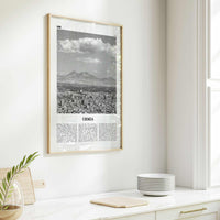 Urmia City Print Black and White, Urmia City Wall Art, Urmia City Poster, Urmia City Photo, Urmia City Wall Décor, Urmia City Map, Iran