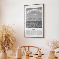 Urmia City Print Black and White, Urmia City Wall Art, Urmia City Poster, Urmia City Photo, Urmia City Wall Décor, Urmia City Map, Iran