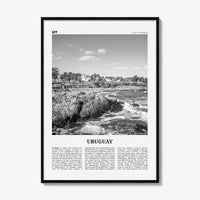 Uruguay Print Black and White, Uruguay Wall Art, Uruguay Poster, Uruguay Photo, Uruguay Wall Decor, Uruguai, Montevideo, South America
