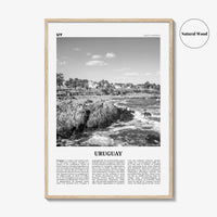 Uruguay Print Black and White, Uruguay Wall Art, Uruguay Poster, Uruguay Photo, Uruguay Wall Decor, Uruguai, Montevideo, South America