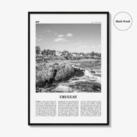 Uruguay Print Black and White, Uruguay Wall Art, Uruguay Poster, Uruguay Photo, Uruguay Wall Decor, Uruguai, Montevideo, South America