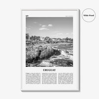 Uruguay Print Black and White, Uruguay Wall Art, Uruguay Poster, Uruguay Photo, Uruguay Wall Decor, Uruguai, Montevideo, South America
