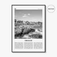 Uruguay Print Black and White, Uruguay Wall Art, Uruguay Poster, Uruguay Photo, Uruguay Wall Decor, Uruguai, Montevideo, South America