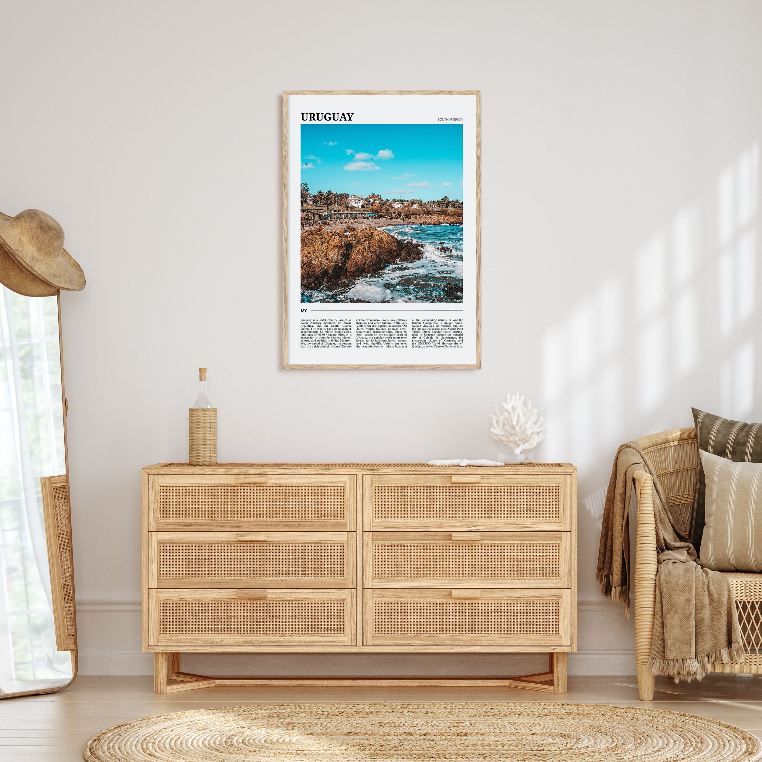 Uruguay Travel Color Poster