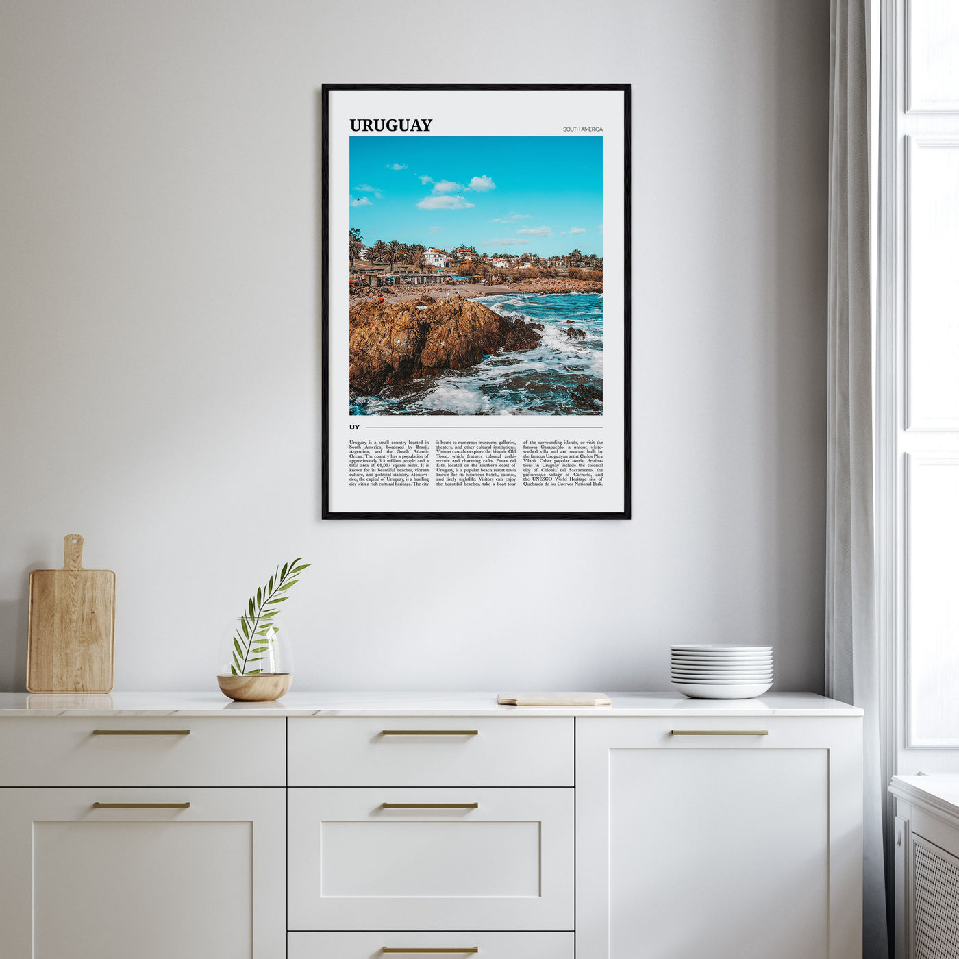 Uruguay Travel Color Poster