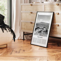 Utah County Print Black and White, Utah County Wall Art, Utah County Poster, Utah County Photo, Utah County Wall Décor, Utah Map, Utah, USA