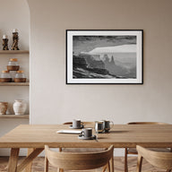 Utah Landscape B&W Poster