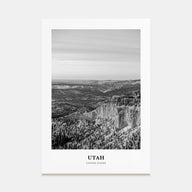 Utah Portrait B&W No 1 Poster