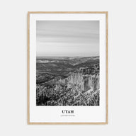 Utah Portrait B&W No 1 Poster