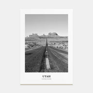 Utah Portrait B&W No 2 Poster