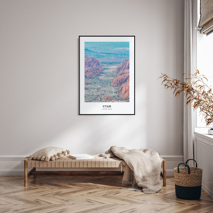 Utah Portrait Color No 1 Poster