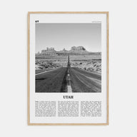 Utah Travel B&W No 1 Poster