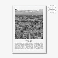 Utrecht Print Black and White, Utrecht Wall Art, Utrecht Poster, Utrecht Photo, Utrecht Wall Décor, Netherlands, Holland