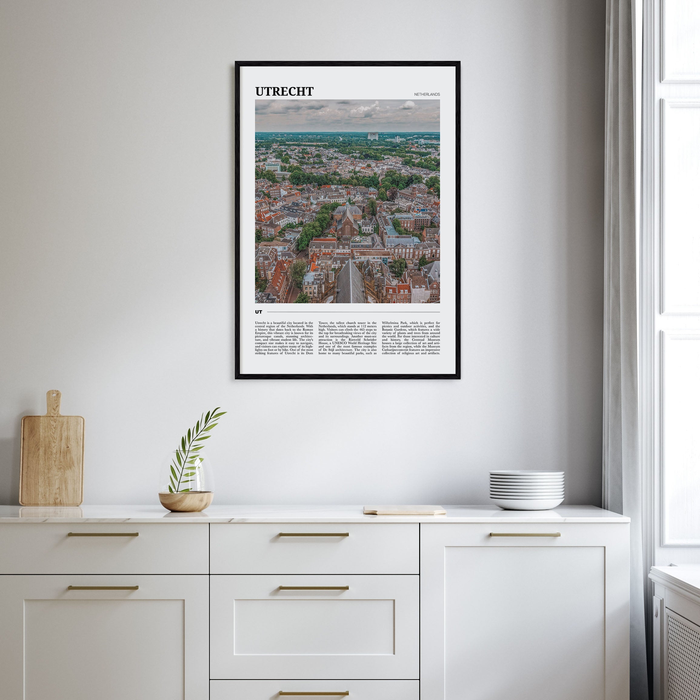 Utrecht Travel Color Poster
