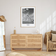 Uxmal Portrait B&W Poster