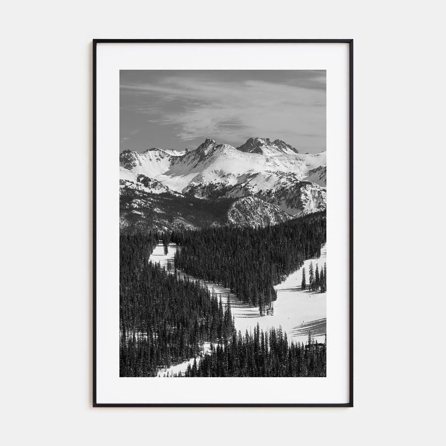 Vail Photo B&W Poster