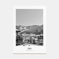 Vail Portrait B&W Poster