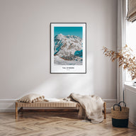 Val d'Isère Portrait Color Poster