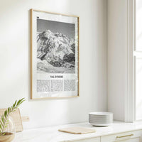 Val d'Isere Print Black and White, Val d'Isere Wall Art, Val d'Isere Poster, Val d'Isere Photo, Val d'Isere Décor, Val d'Isere Map, France
