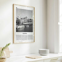 Valdivia Print Black and White, Valdivia Wall Art, Valdivia Poster, Valdivia Photo, Valdivia Wall Décor, Valdivia Map, Chile