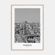 Valencia Portrait B&W No 1 Poster