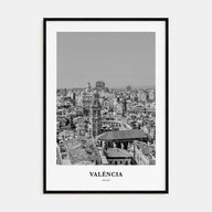 Valencia Portrait B&W No 1 Poster