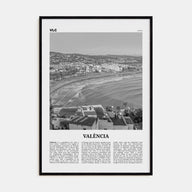 Valencia Travel B&W No 1 Poster
