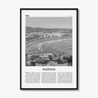 Valencia Print Black and White No 1, Valencia Wall Art, Valencia Poster, Valencia Photo, Valencia Wall Decor, Spain, València, España