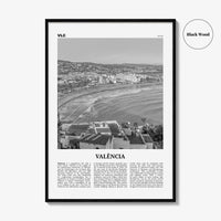 Valencia Print Black and White No 1, Valencia Wall Art, Valencia Poster, Valencia Photo, Valencia Wall Decor, Spain, València, España