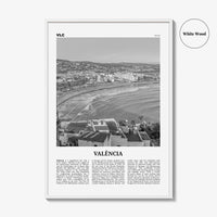 Valencia Print Black and White No 1, Valencia Wall Art, Valencia Poster, Valencia Photo, Valencia Wall Decor, Spain, València, España