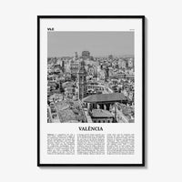 Valencia Print Black and White No 2, Valencia Wall Art, Valencia Poster, Valencia Photo, Valencia Wall Decor, Spain, València, España