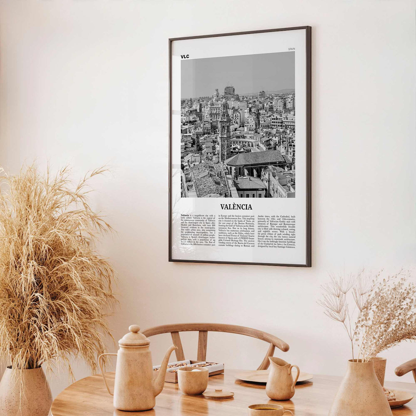 Valencia Print Black and White No 2, Valencia Wall Art, Valencia Poster, Valencia Photo, Valencia Wall Decor, Spain, València, España