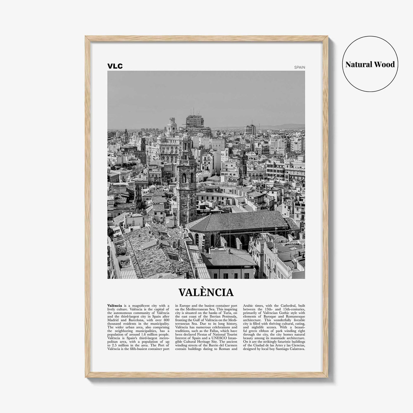 Valencia Print Black and White No 2, Valencia Wall Art, Valencia Poster, Valencia Photo, Valencia Wall Decor, Spain, València, España