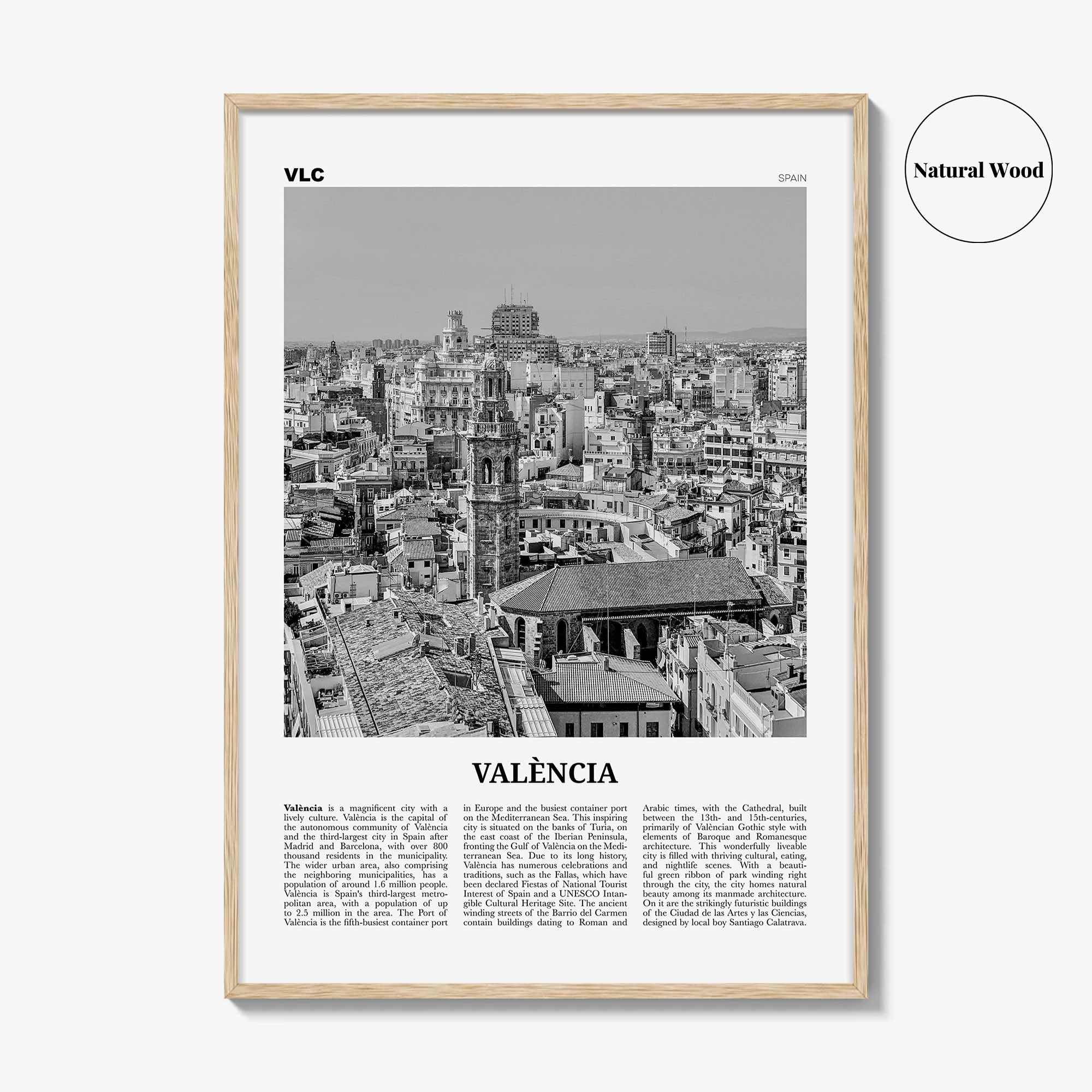 Valencia Print Black and White No 2, Valencia Wall Art, Valencia Poster, Valencia Photo, Valencia Wall Decor, Spain, València, España