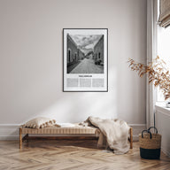 Valladolid, Mexico Travel B&W Poster