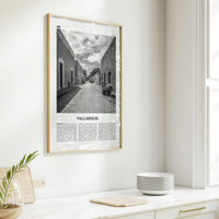Valladolid Print Black and White Mexico, Valladolid Wall Art, Valladolid Poster, Valladolid Photo, Valladolid Wall Décor, Valladolid Map