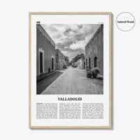 Valladolid Print Black and White Mexico, Valladolid Wall Art, Valladolid Poster, Valladolid Photo, Valladolid Wall Décor, Valladolid Map