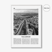 Valladolid Print Black and White Spain, Valladolid Wall Art, Valladolid Poster, Valladolid Photo, Valladolid Wall Décor, Valladolid Map