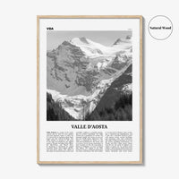 Valle d’Aosta Print Black and White, Valle d’Aosta Art, Valle d’Aosta Poster, Valle d’Aosta Photo, Valle d’Aosta Décor, Valle d’Aosta Map