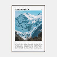 Valle d'Aosta Travel Color Poster