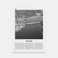 Vallejo Travel B&W Poster