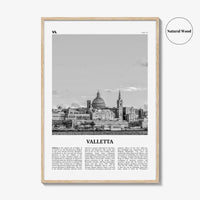 Valletta Print Black and White, Valletta Wall Art, Valletta Poster, Valletta Photo, Valletta Wall Décor, Malta, il-Belt