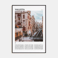 Valletta Travel Color Poster