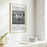 Valparaiso Print Black and White, Valparaíso Wall Art, Valparaíso Poster, Valparaíso Photo, Chile, Valparaíso, South America